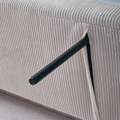 2-Sitzer Schlafsofa mit Cordbezug