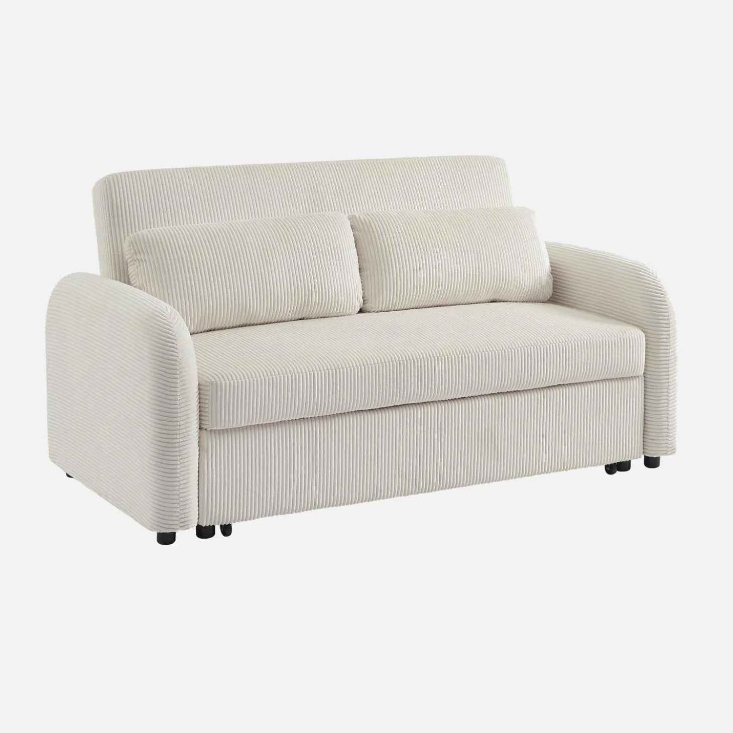 2-Sitzer Schlafsofa mit Cordbezug