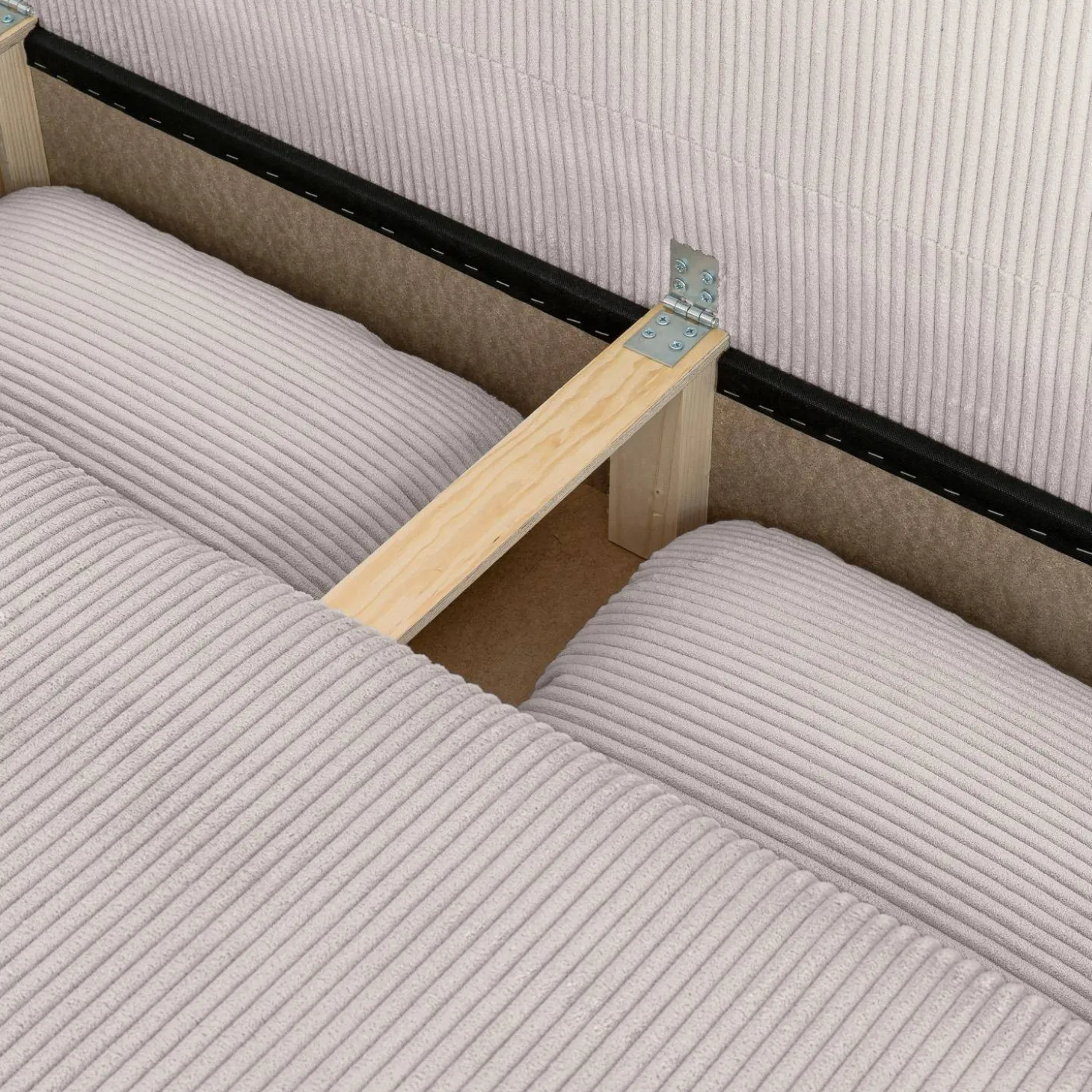 3-Sitzer Schlafsofa mit Cordbezug