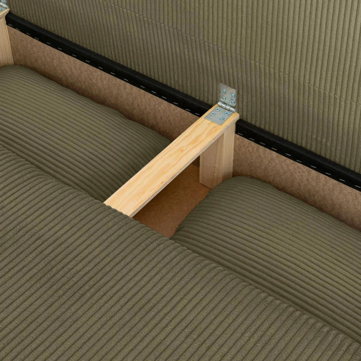 3-Sitzer Schlafsofa mit Cordbezug