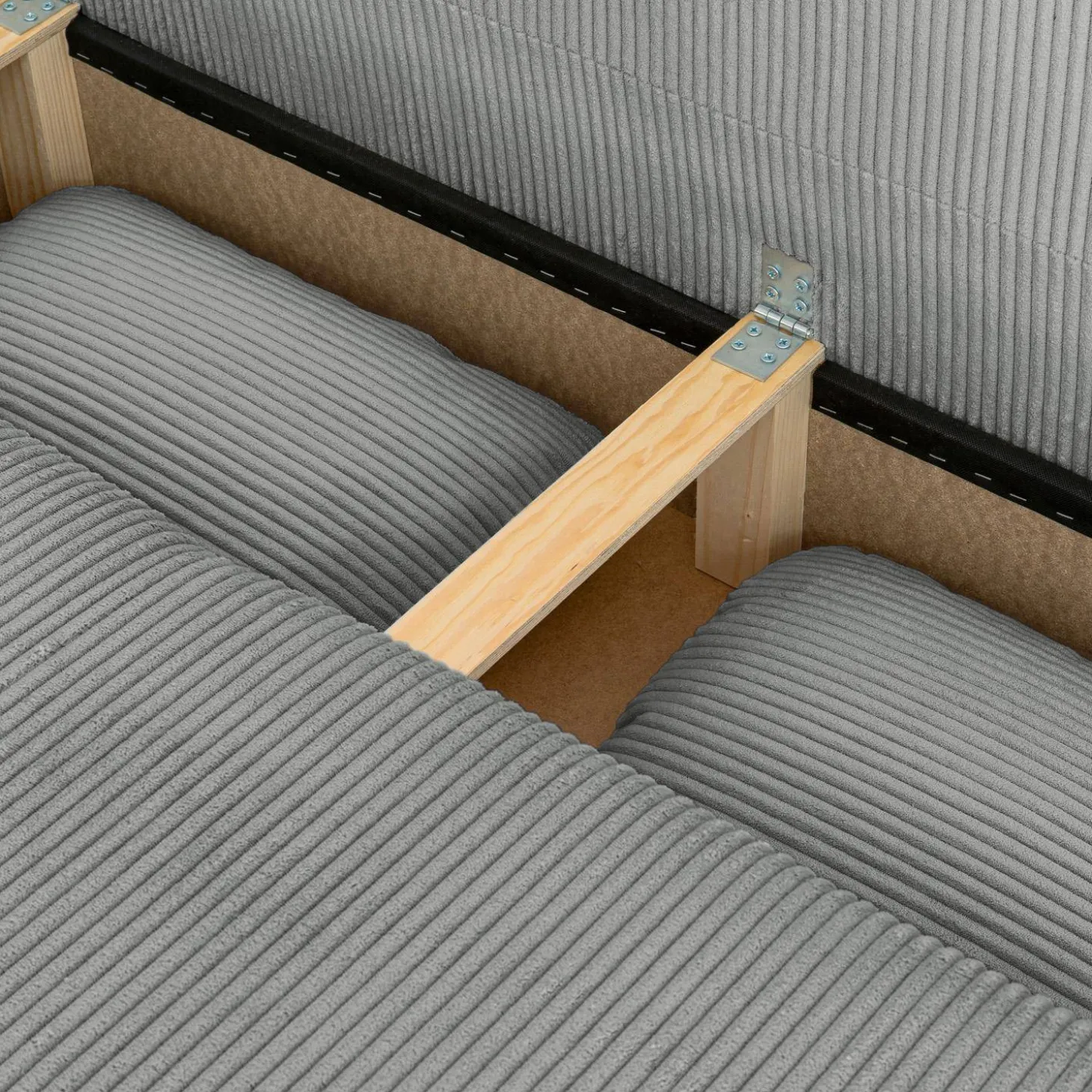 3-Sitzer Schlafsofa mit Cordbezug