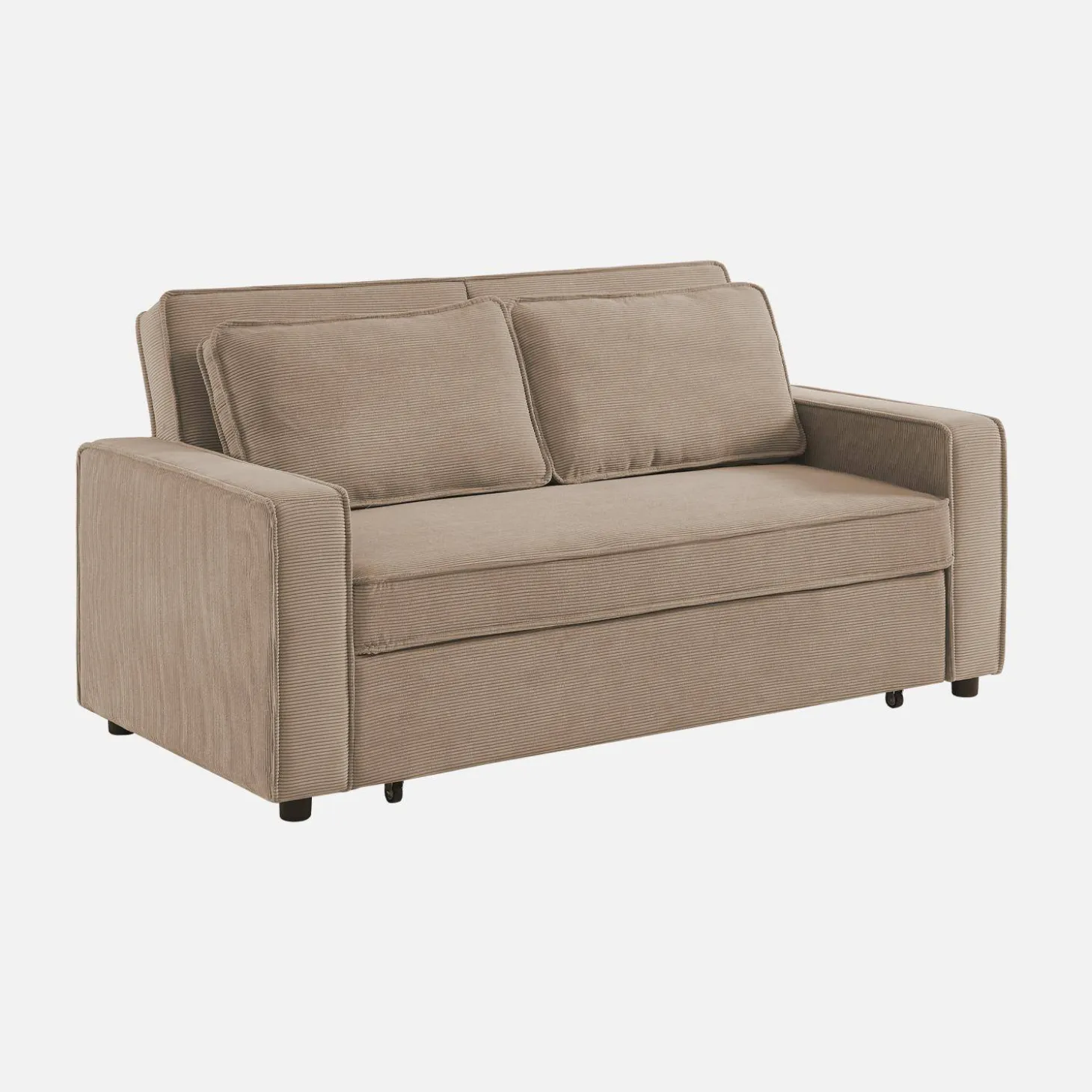 2-Sitzer Schlafsofa mit Cordbezug B 172,5 x T 91,5 x H 88,5cm