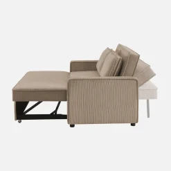 2-Sitzer Schlafsofa mit Cordbezug B 172,5 x T 91,5 x H 88,5cm