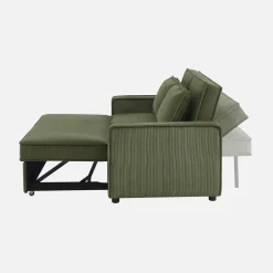 2-Sitzer Schlafsofa mit Cordbezug B 172,5 x T 91,5 x H 88,5cm