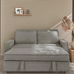 2-Sitzer Schlafsofa mit Cordbezug B 172,5 x T 91,5 x H 88,5cm