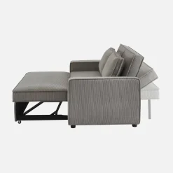 2-Sitzer Schlafsofa mit Cordbezug B 172,5 x T 91,5 x H 88,5cm