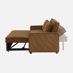 2-Sitzer Schlafsofa mit Cordbezug B 172,5 x T 91,5 x H 88,5cm