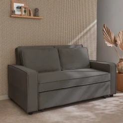 2-Sitzer Schlafsofa mit Cordbezug B 172,5 x T 91,5 x H 88,5cm