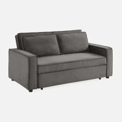 2-Sitzer Schlafsofa mit Cordbezug B 172,5 x T 91,5 x H 88,5cm