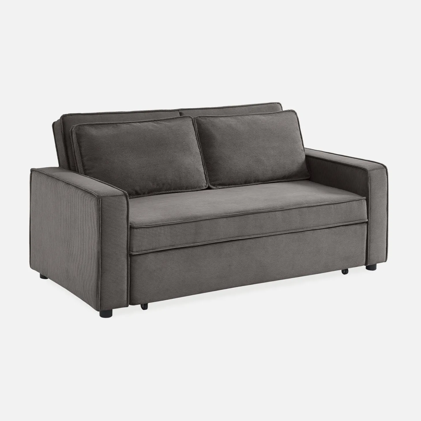 2-Sitzer Schlafsofa mit Cordbezug B 172,5 x T 91,5 x H 88,5cm