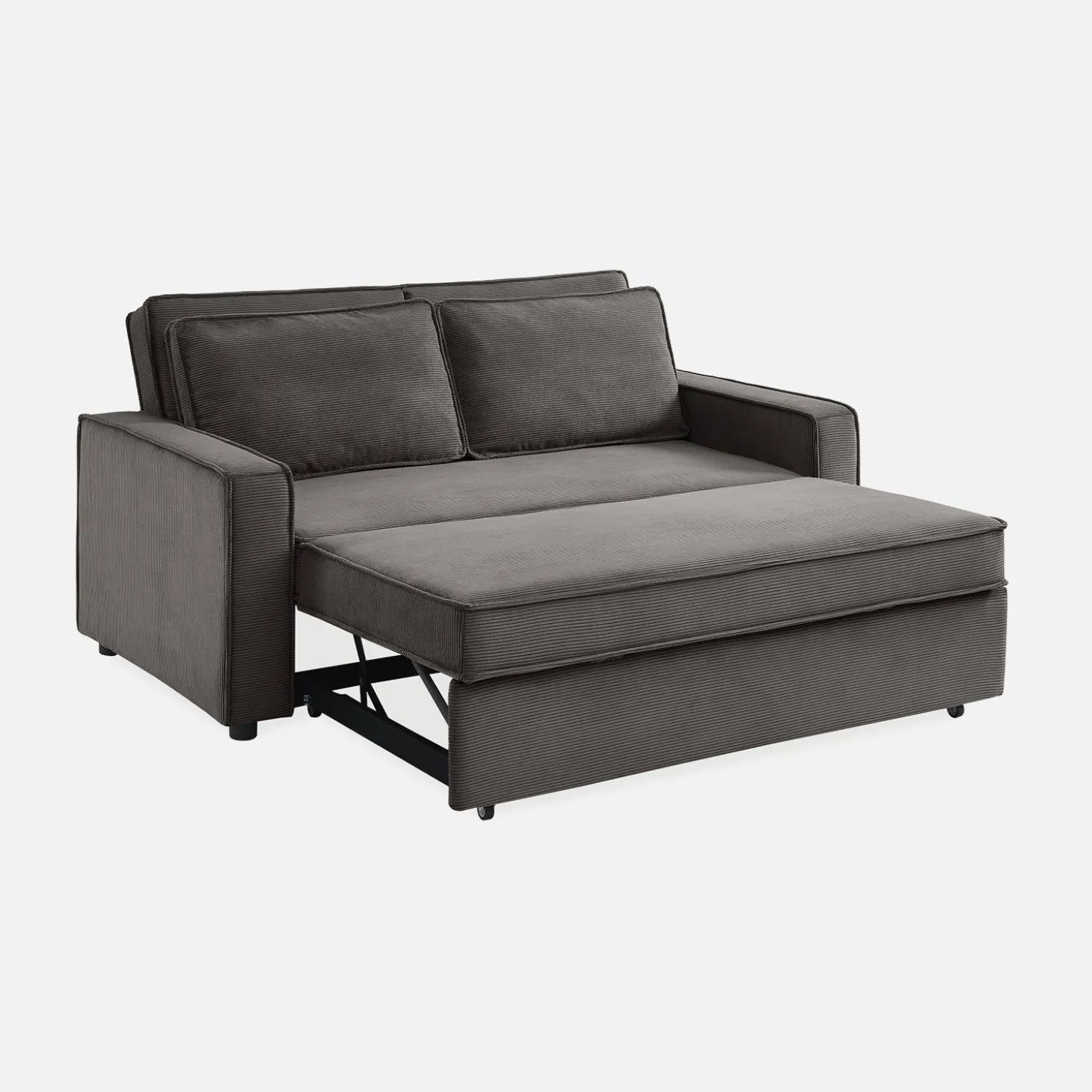 2-Sitzer Schlafsofa mit Cordbezug B 172,5 x T 91,5 x H 88,5cm