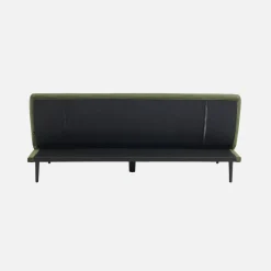 3-Sitzer Schlafsofa mit Cordbezug und Metallbeinen