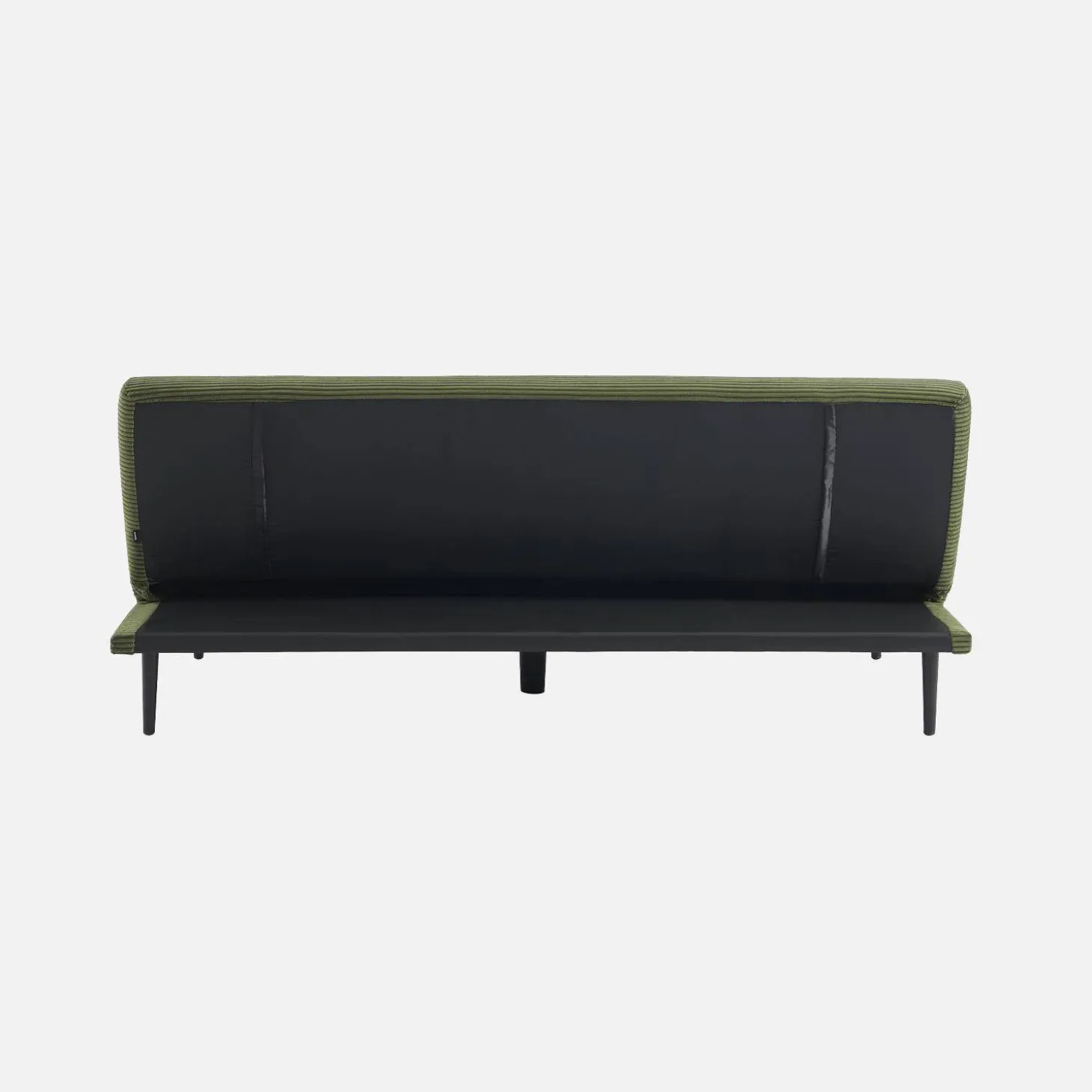 3-Sitzer Schlafsofa mit Cordbezug und Metallbeinen