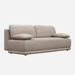 3-Sitzer Schlafsofa mit Cordbezug und Stauraum