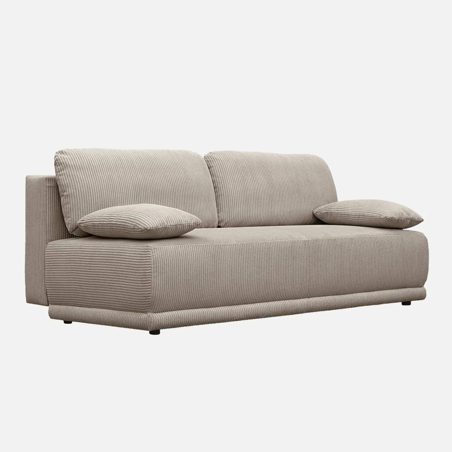 3-Sitzer Schlafsofa mit Cordbezug und Stauraum