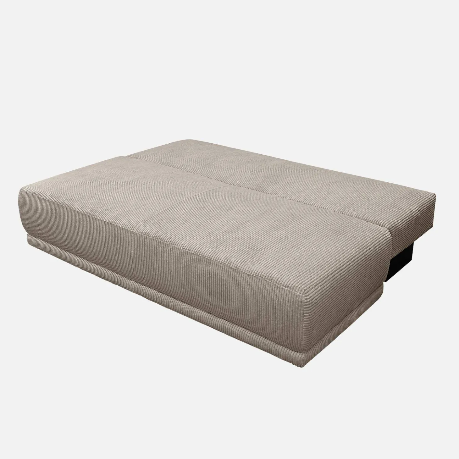 3-Sitzer Schlafsofa mit Cordbezug und Stauraum