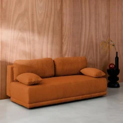 3-Sitzer Schlafsofa mit Cordbezug und Stauraum