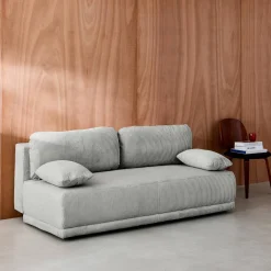 3-Sitzer Schlafsofa mit Cordbezug und Stauraum