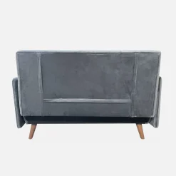 2-Sitzer Schlafsofa mit Holzbeinen