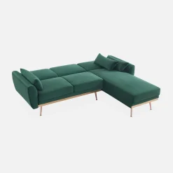 3-Sitzer Schlafsofa mit Recamiere