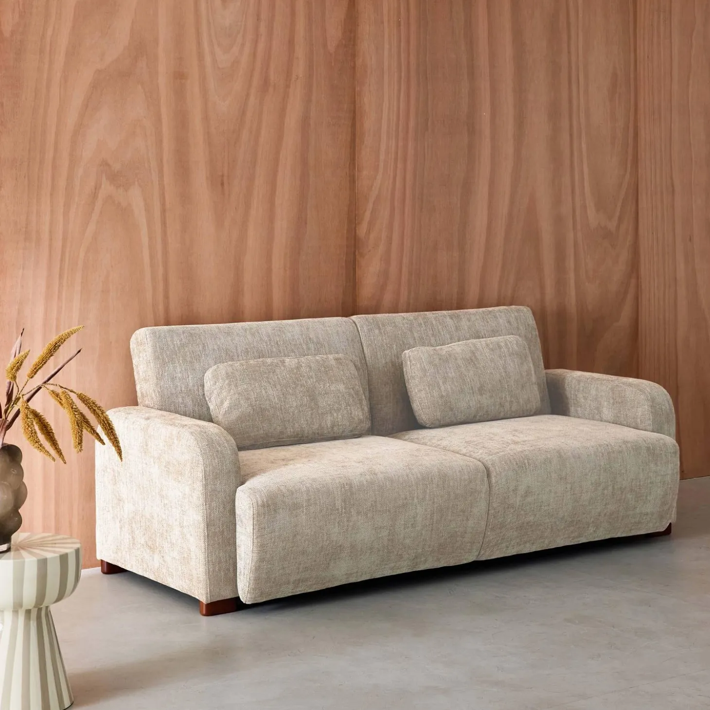 3-Sitzer Schlafsofa mit Stoffbezug