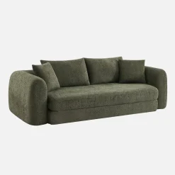 3-Sitzer-Schlafsofa mit strukturiertem Bouclé-Bezug