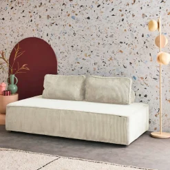 2-Sitzer Sessel für ein modulares Sofa - Cordbezug