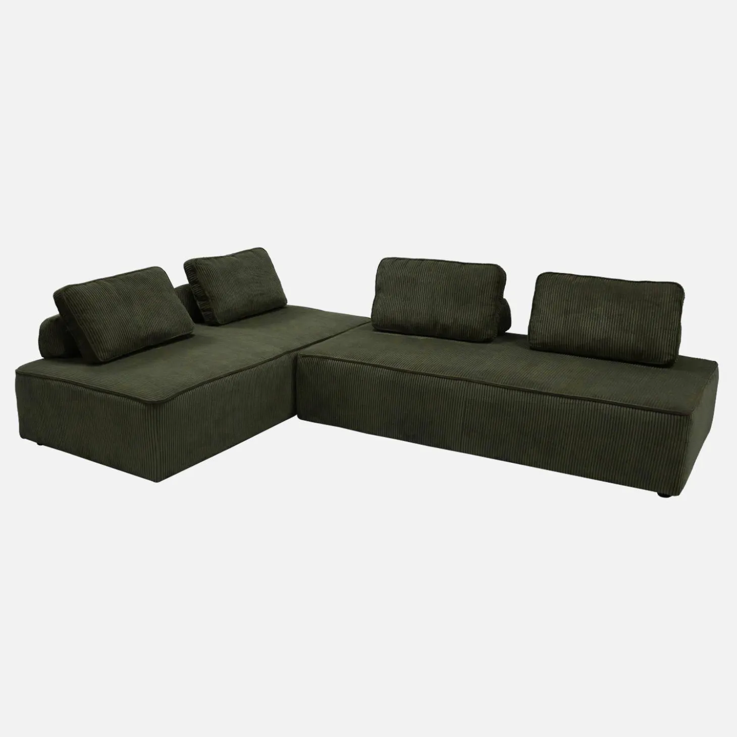 2-Sitzer Sessel für ein modulares Sofa - Cordbezug