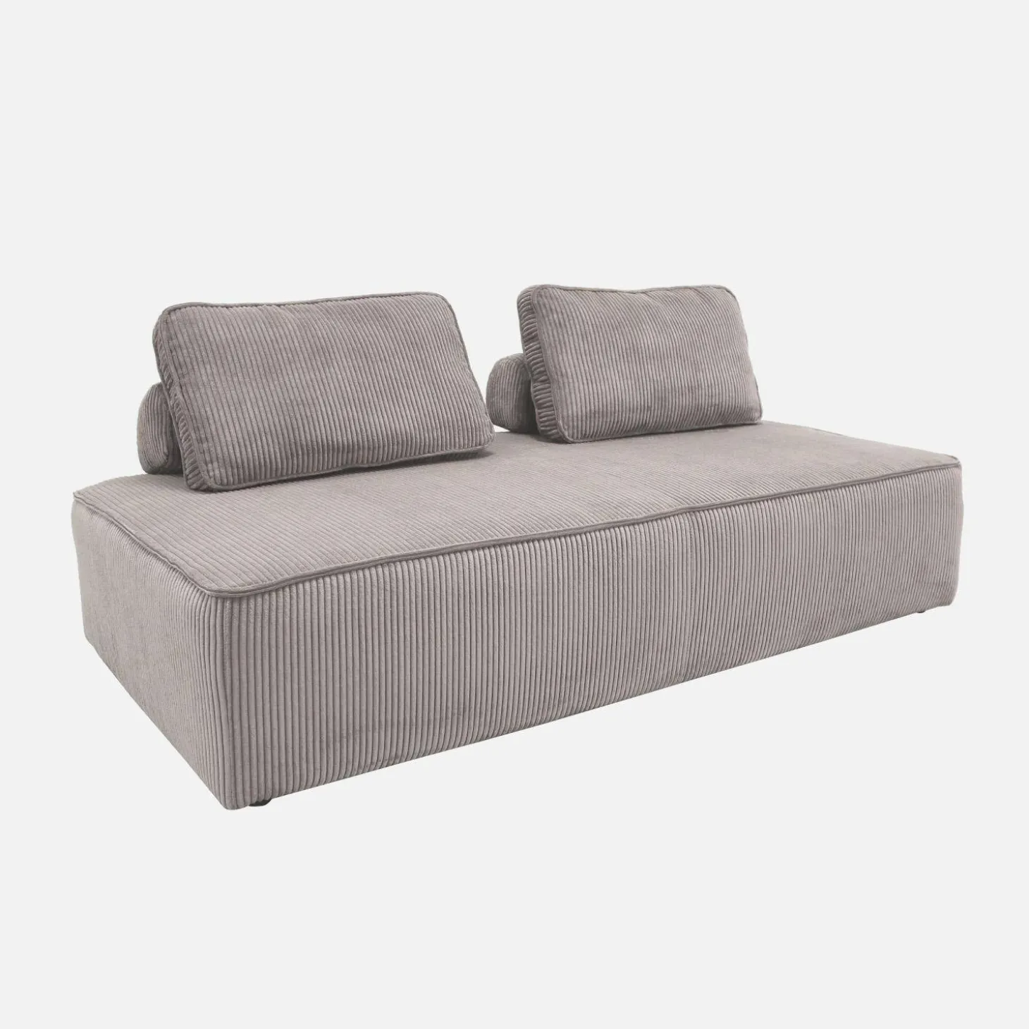 2-Sitzer Sessel für ein modulares Sofa - Cordbezug