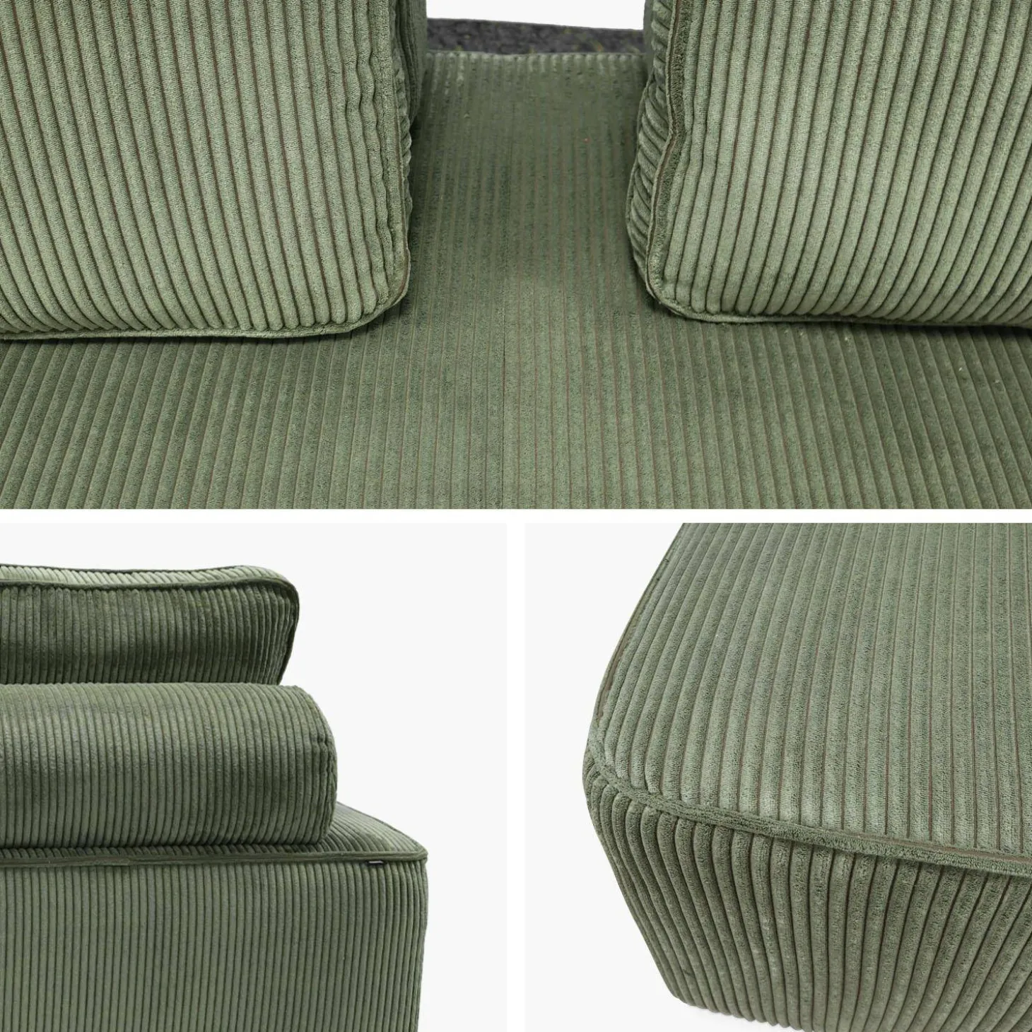 2-Sitzer Sessel für ein modulares Sofa - Cordbezug