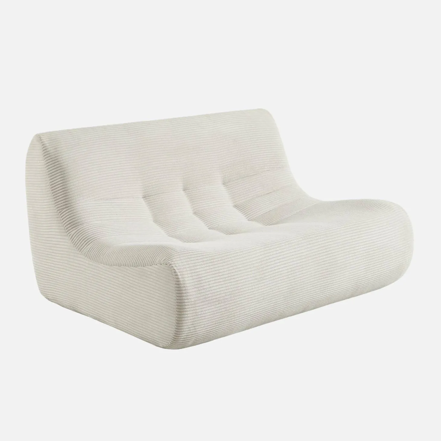 2-Sitzer Sessel mit Cordbezug