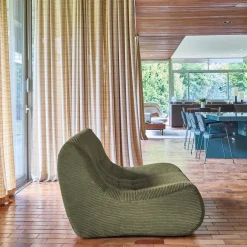 2-Sitzer Sessel mit Cordbezug