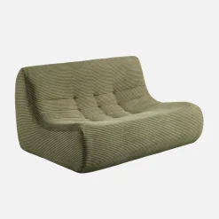 2-Sitzer Sessel mit Cordbezug