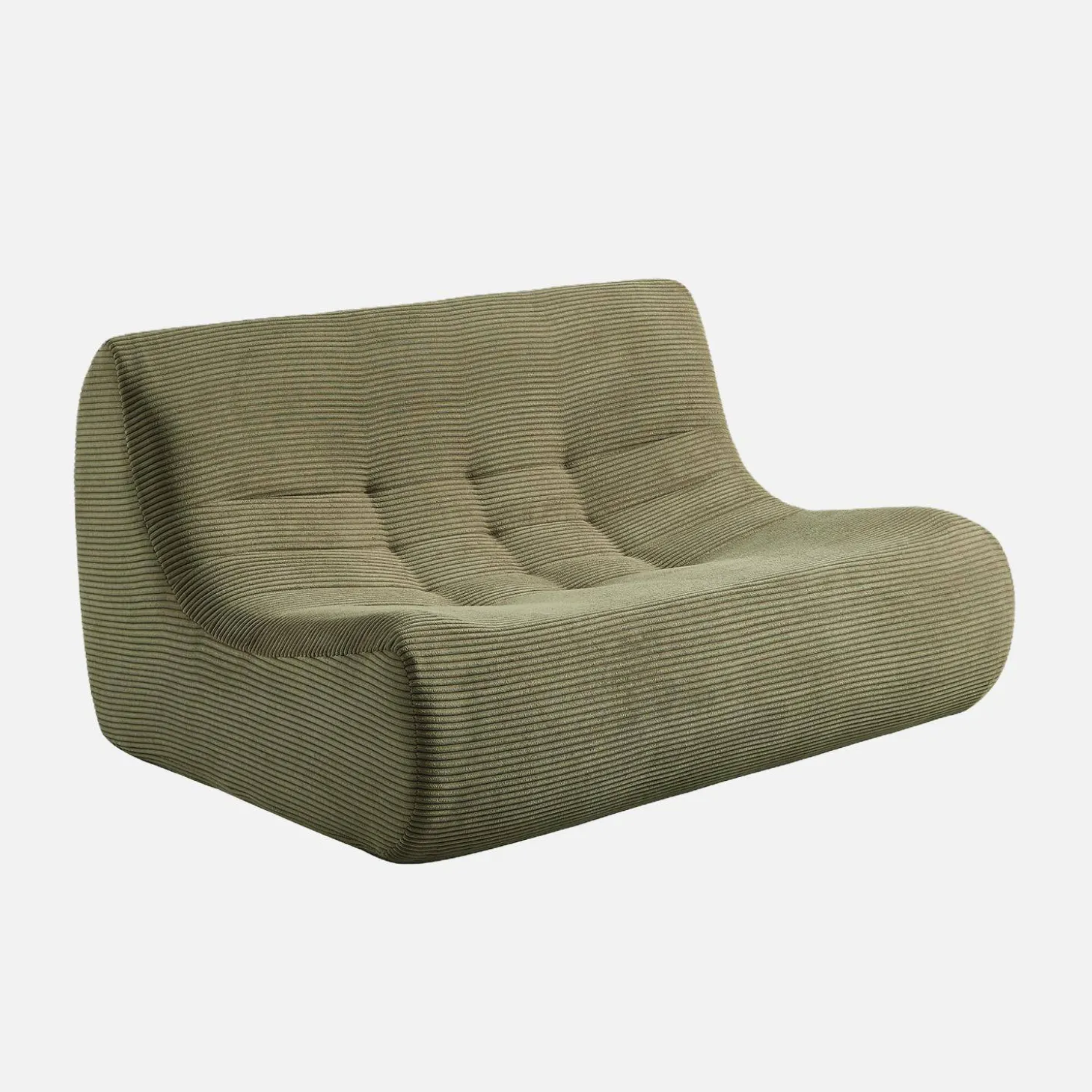 2-Sitzer Sessel mit Cordbezug