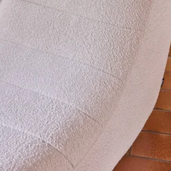 2-Sitzer Sessel mit strukturiertem Bouclé-Bezug