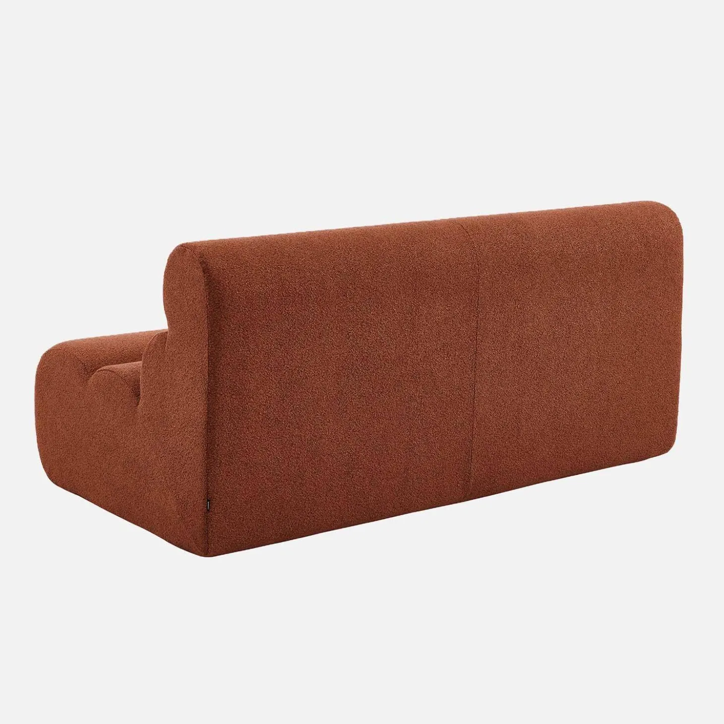 2-Sitzer Sessel mit strukturiertem Bouclé-Bezug