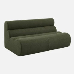 2-Sitzer Sessel mit strukturiertem Bouclé-Bezug