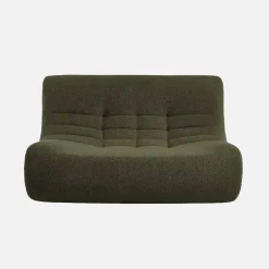 2-Sitzer Sessel mit strukturiertem Bouclé-Bezug