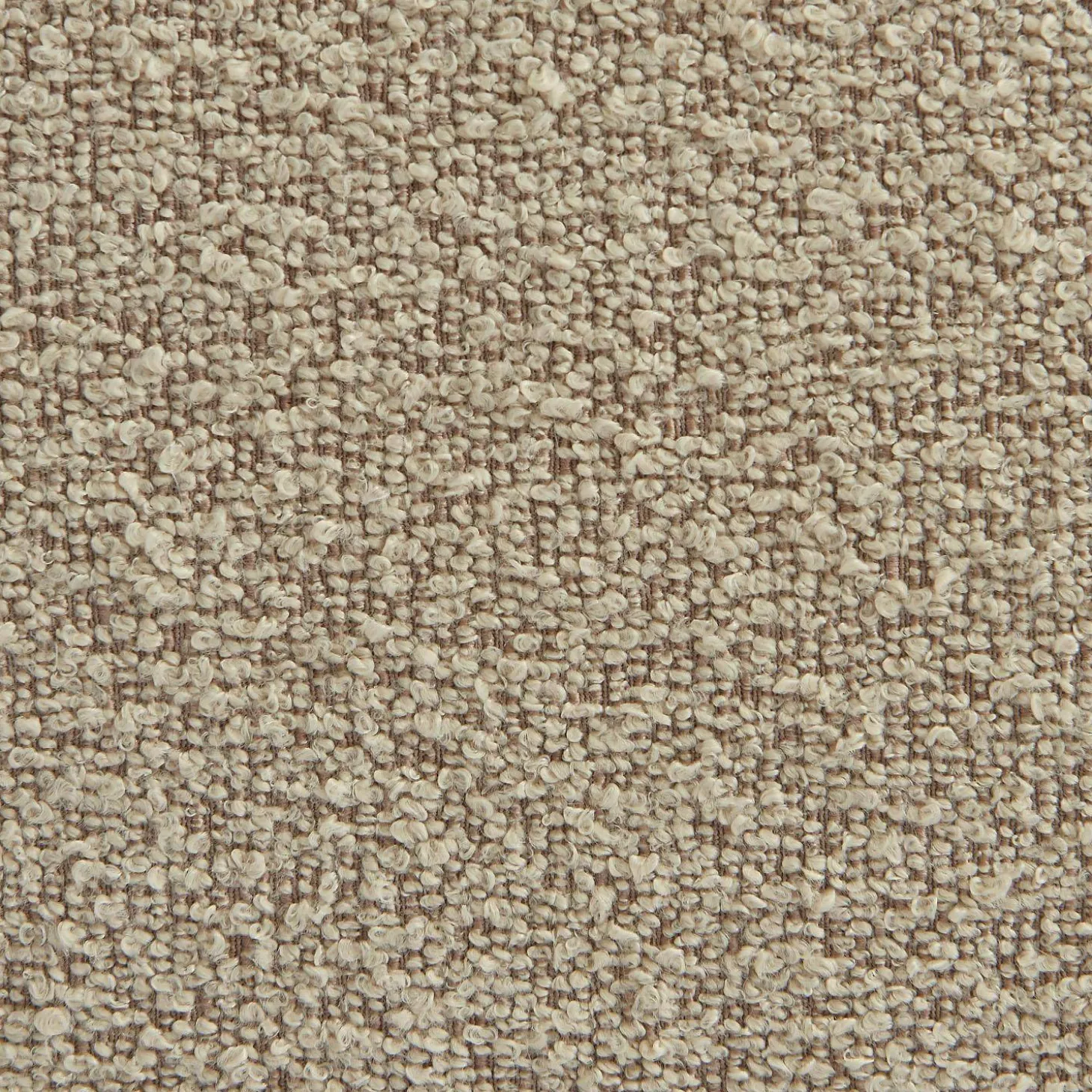 3-Sitzer Sitzgruppe mit Sofa, Sessel und Hocker, strukturierter Bouclé-Bezug