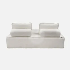 2-Sitzer Sofa mit Bouclé-Bezug für ein modulares Sofa
