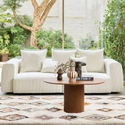 3-Sitzer-Sofa mit Breitcord-Bezug