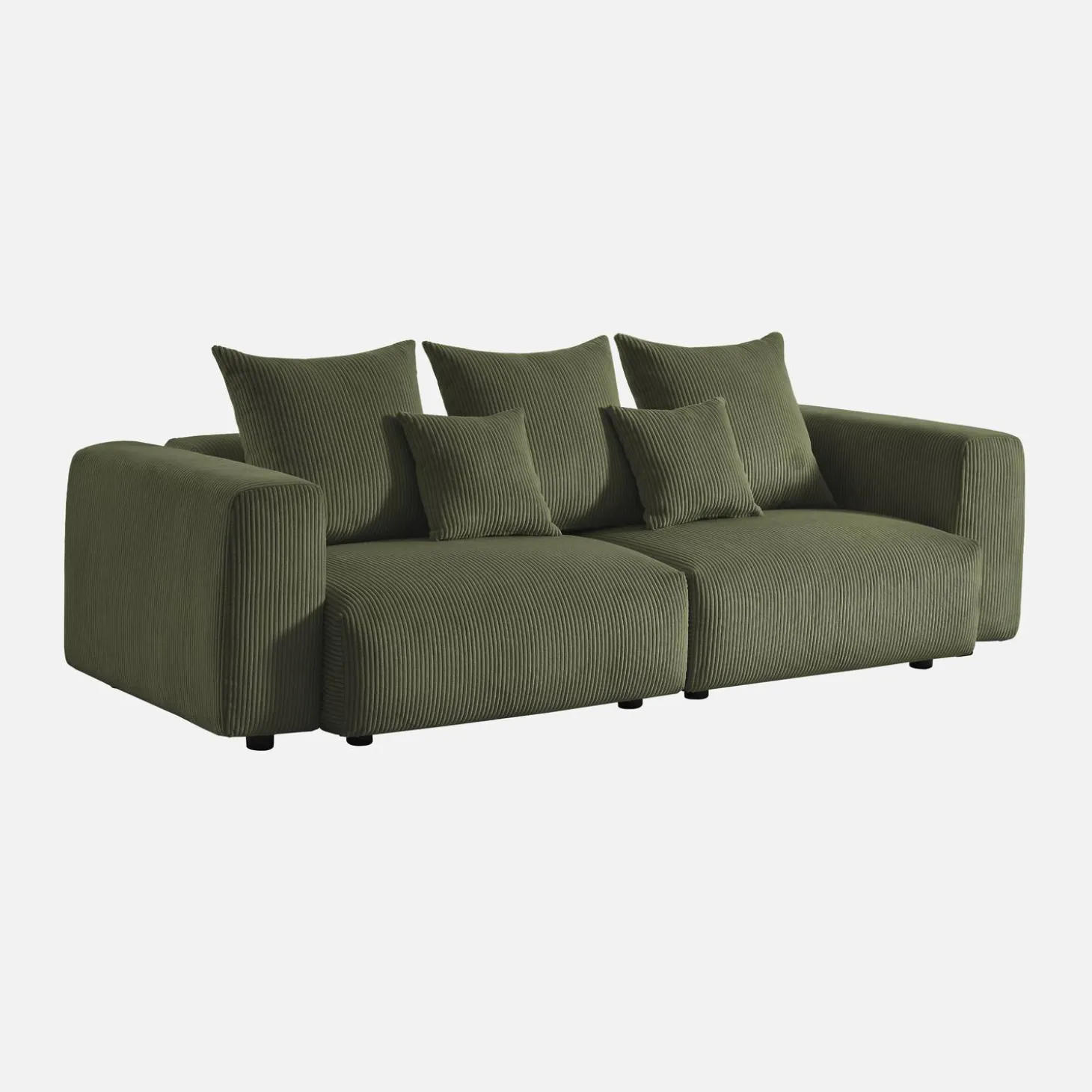 3-Sitzer-Sofa mit Breitcord-Bezug