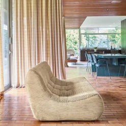 3-Sitzer Sofa mit Cordbezug