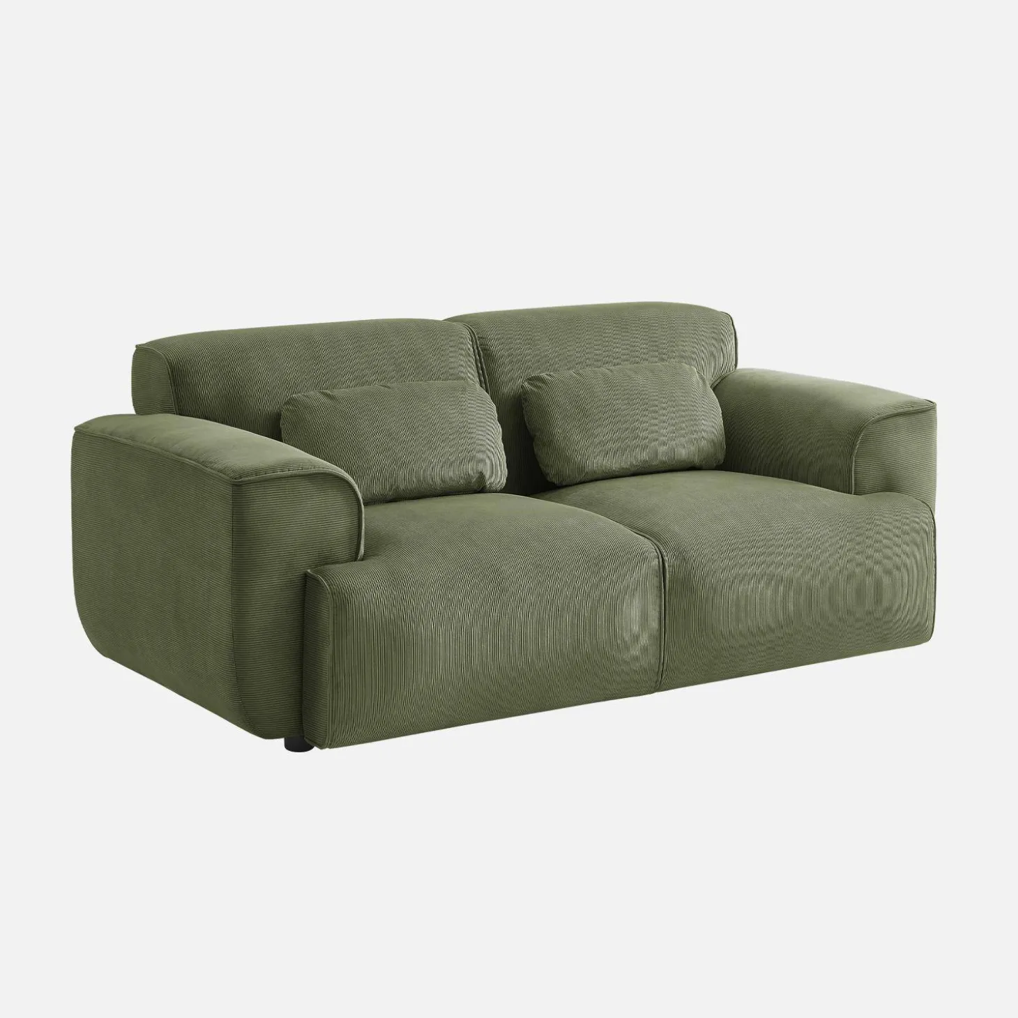 2-Sitzer-Sofa mit Cordbezug