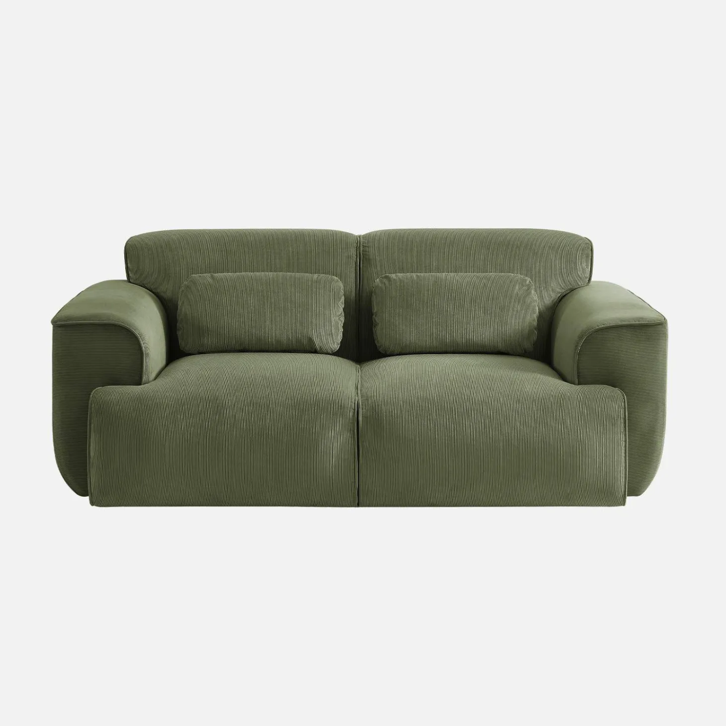 2-Sitzer-Sofa mit Cordbezug
