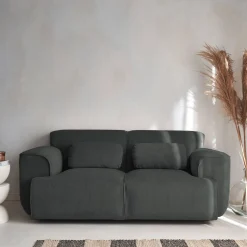 2-Sitzer-Sofa mit Cordbezug