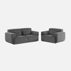 2-Sitzer-Sofa mit Cordbezug