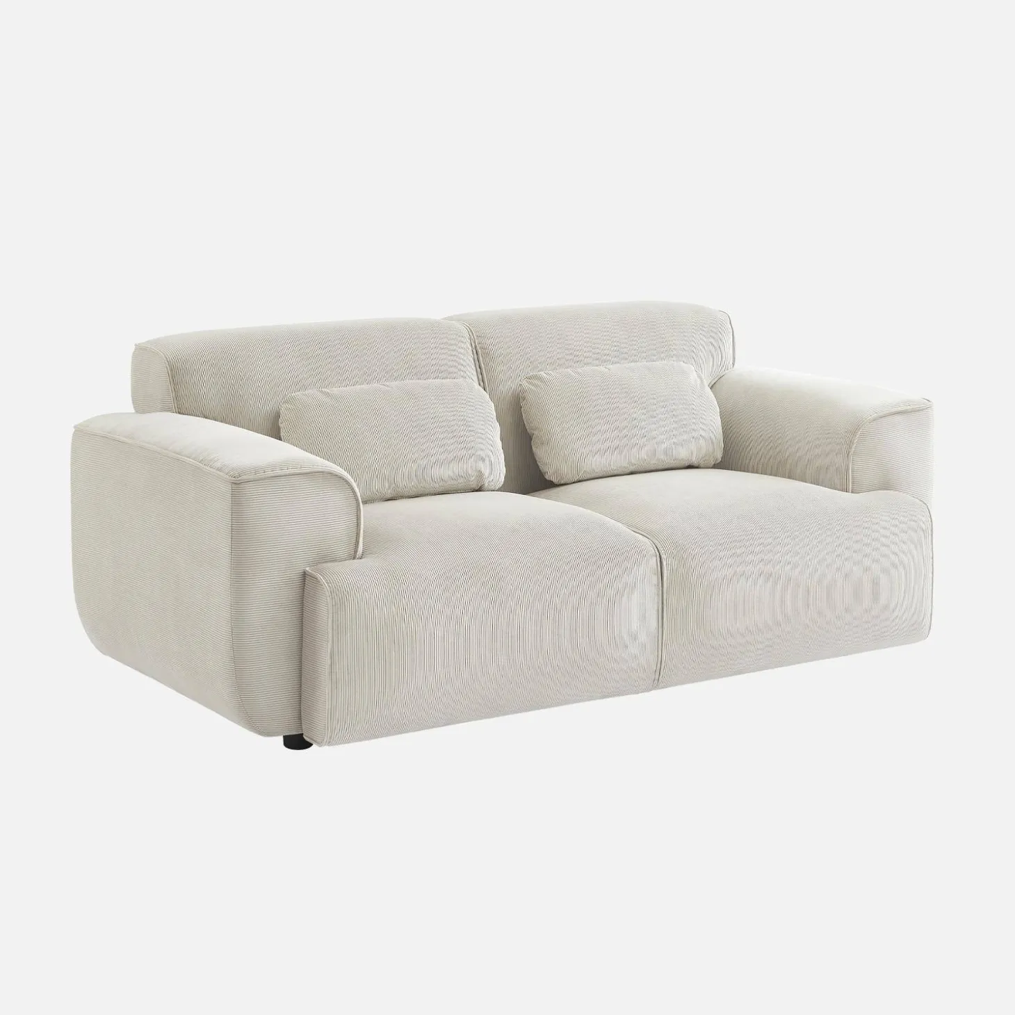 2-Sitzer-Sofa mit Cordbezug