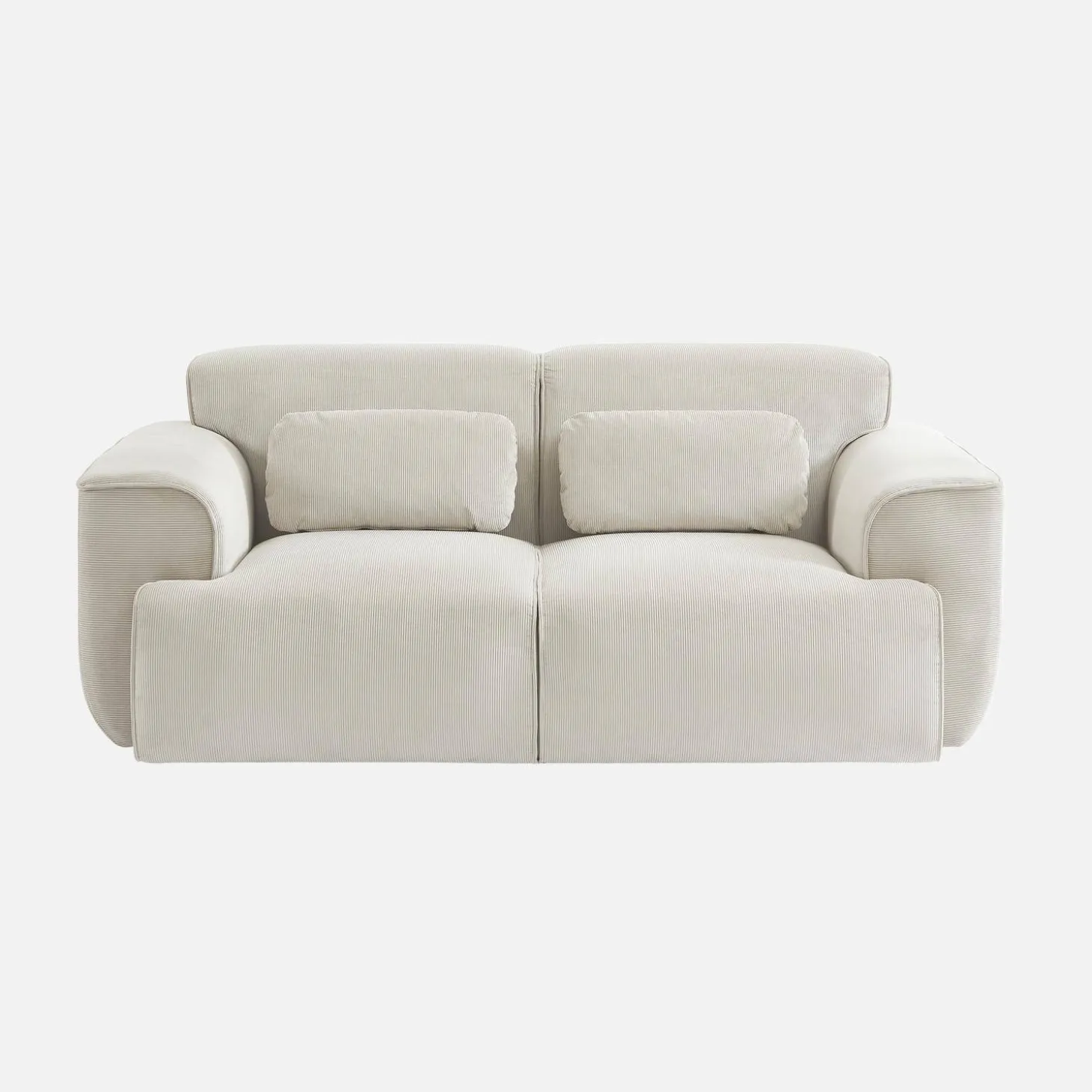 2-Sitzer-Sofa mit Cordbezug