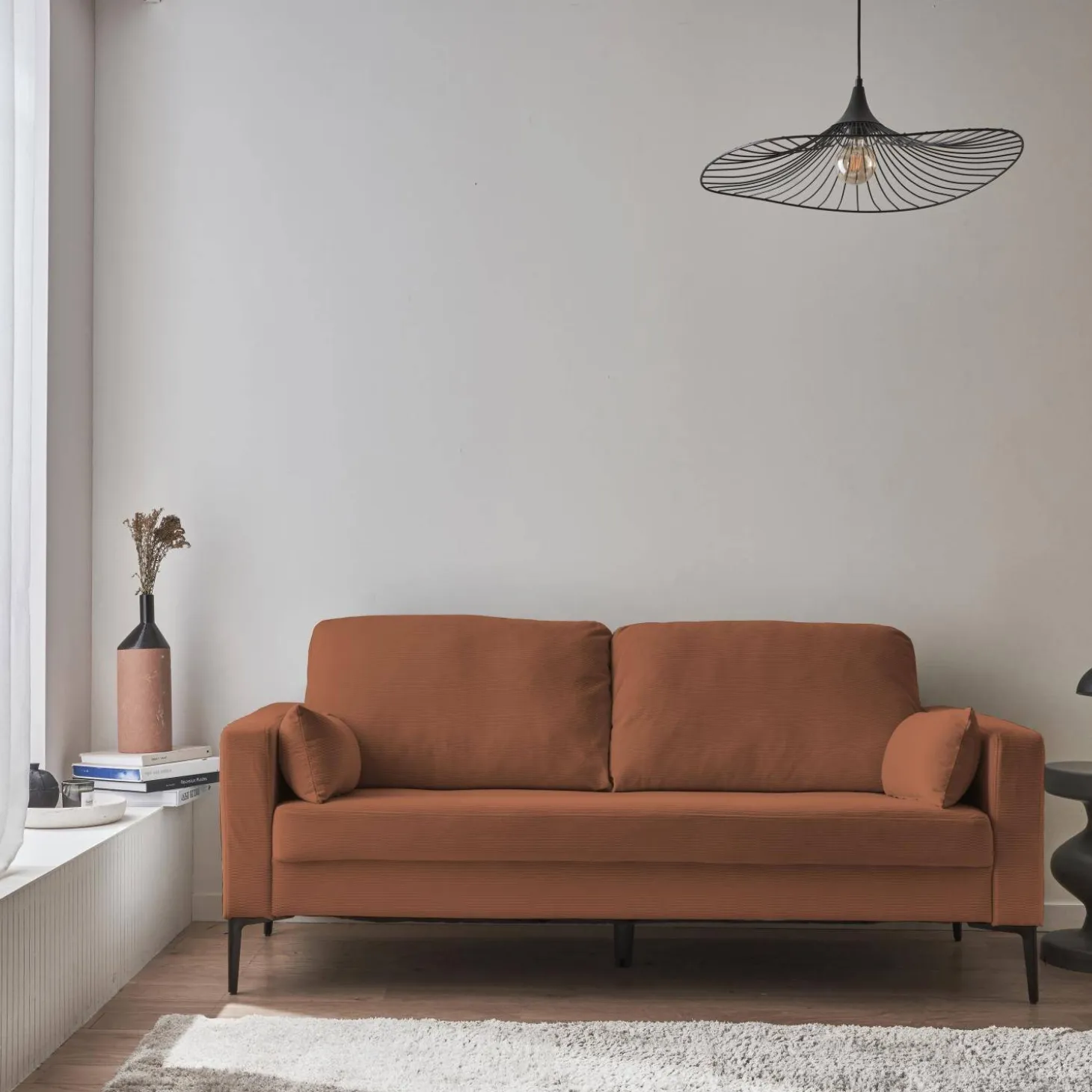 3-Sitzer-Sofa mit Cordbezug